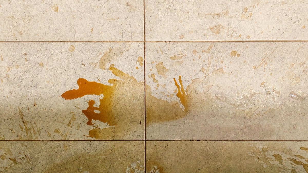 Stains on stone — MarblePros restoration